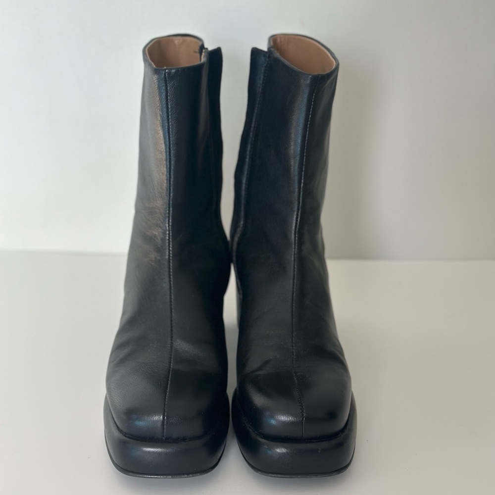 COS Black Leather Boots